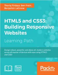 Building Responsive Websites