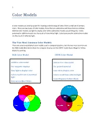 Color Models