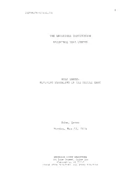 Event Transcript