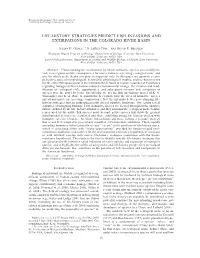 Life-History Strategies Predict Fish Invasions and Extirpations in the Colorado River Basin