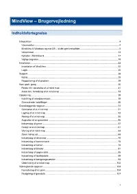 Mindview – Brugervejledning
