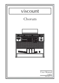 Viscount Chorum
