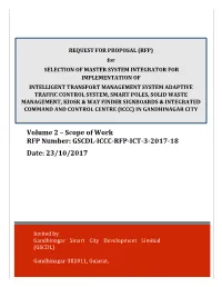 Volume 2 – Scope of Work RFP Number: GSCDL-ICCC-RFP-ICT-3-2017-18 Date: 23/10/2017