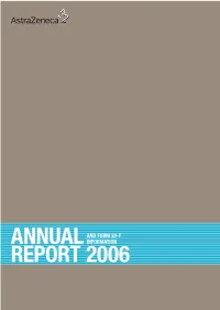 Astrazeneca Annual Report 2006