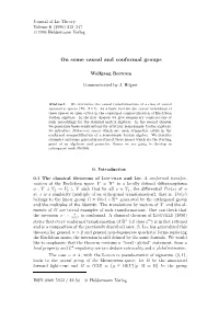 On Some Causal and Conformal Groups