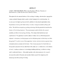 ABSTRACT COLEY, TOBY FRANKLIN. Wikis in The