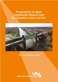 Cadishead Viaduct and the Cheshire Lines Rail Line