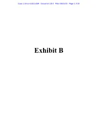 Exhibit B Case 1:19-Cv-11311-JSR Document 23-2 Filed 05/22/20 Page 2 of 37