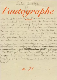 Genève L’Autographe