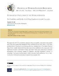 Populisms in the World-System 305