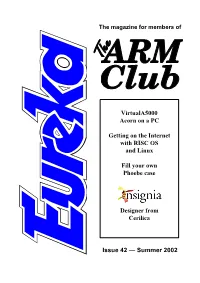Virtuala5000 Acorn on a PC Getting on the Internet with RISC OS And