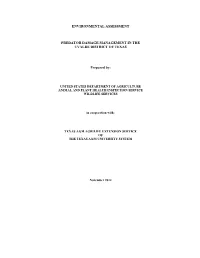 Environmental Assessment Predator