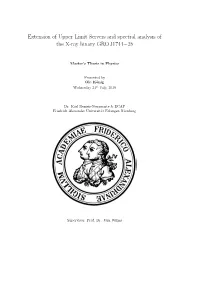 Extension of Upper Limit Servers and Spectral Analysis of the X-Ray Binary GRO J1744−28