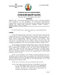 G.O Ms No 202 Dated 30Th June 2016 on NHIS
