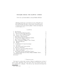 Integer Forms and Elliptic Curves
