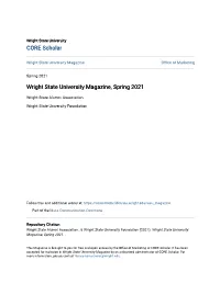 Wright State University Magazine, Spring 2021