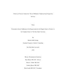 A Survey of Genetic Counselors' Current Methods of Implementing