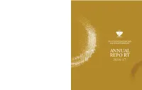 Annual Report 2016-17 Thunchath Ezhuthachan Malayalam University