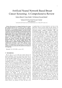 Artificial Neural Network Based Breast Cancer Screening: a Comprehensive Review