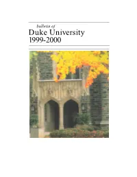 Duke University 1999-2000