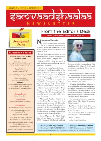 From the Editor's Desk