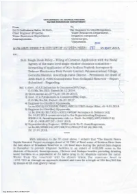 from Water Resources Department, Anantapurarnu. Vijayawada. Lr.No