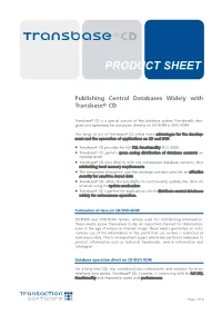 Transbase® CD
