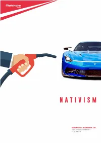 Alternativism' a L T E R N a T I V I S M Is a State of Mind, a Readiness to Experiment, a Commitment to Think and Act Differently