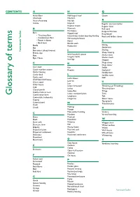 Glossary of Terms