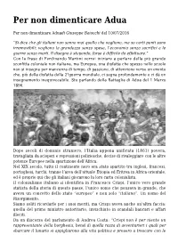 Per Non Dimenticare Adua