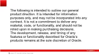 SPARC and Oracle Solaris Co-Engineered for Breakthrough Capabilities