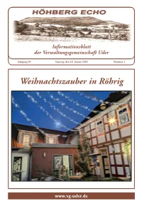 Weihnachtszauber in Röhrig