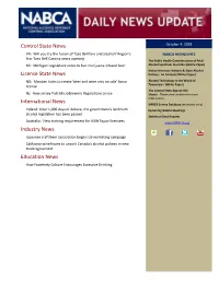 NABCA Daily News Update (10/4/2018) 2