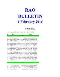 Bulletin 160201 (PDF Edition)