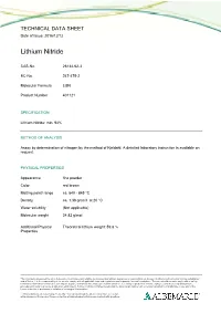 Lithium Nitride