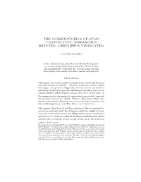 The Combinatorics of Stoic Conjunction: Hipparchus Refuted, Chrysippus Vindicated
