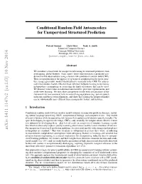 Conditional Random Field Autoencoders for Unsupervised Structured Prediction