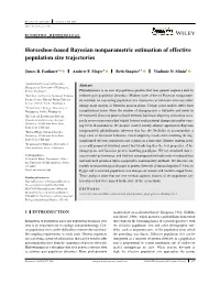 Horseshoe-Based Bayesian Nonparametric Estimation of Effective Population Size Trajectories