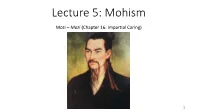 Lecture 2 – Philosophy of Education
