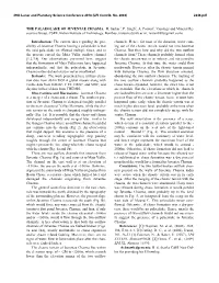 THE PALAEOLAKE of JUVENTAE CHASMA. R. Sarkar1, P. Singh1, A