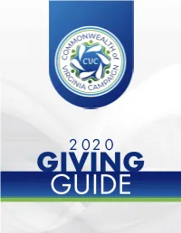 2020 Giving Guide