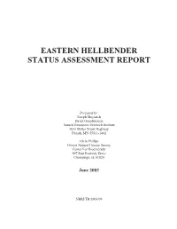 Eastern Hellbender Status Assessment Report