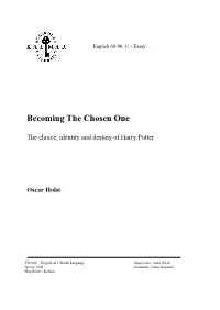 Houses of Hogwarts – a Study of Predestination in the Harry Potter
