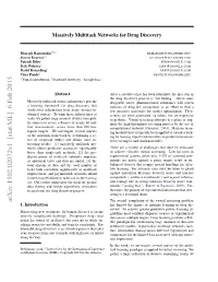 Massively Multitask Networks for Drug Discovery