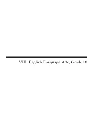 MCAS 2019 Released Items English Language Arts, Grade 10