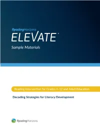 Sample Materials
