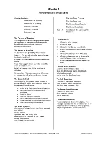 Chapter 1 Fundamentals of Scouting