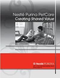 Nestlé Purina Petcare Creating Shared Value