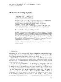 On Dominator Colorings in Graphs