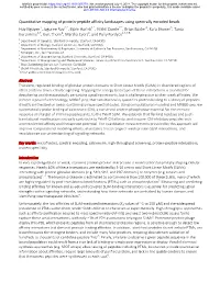 Quantitative Mapping of Protein-Peptide Affinity
